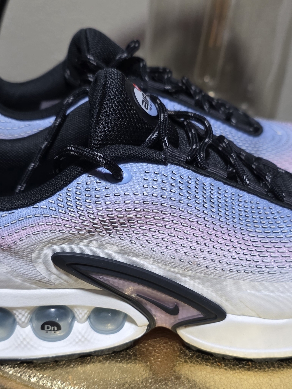 Nike Air Max Gradient Mesh Sneakers in Light Blue & Pink